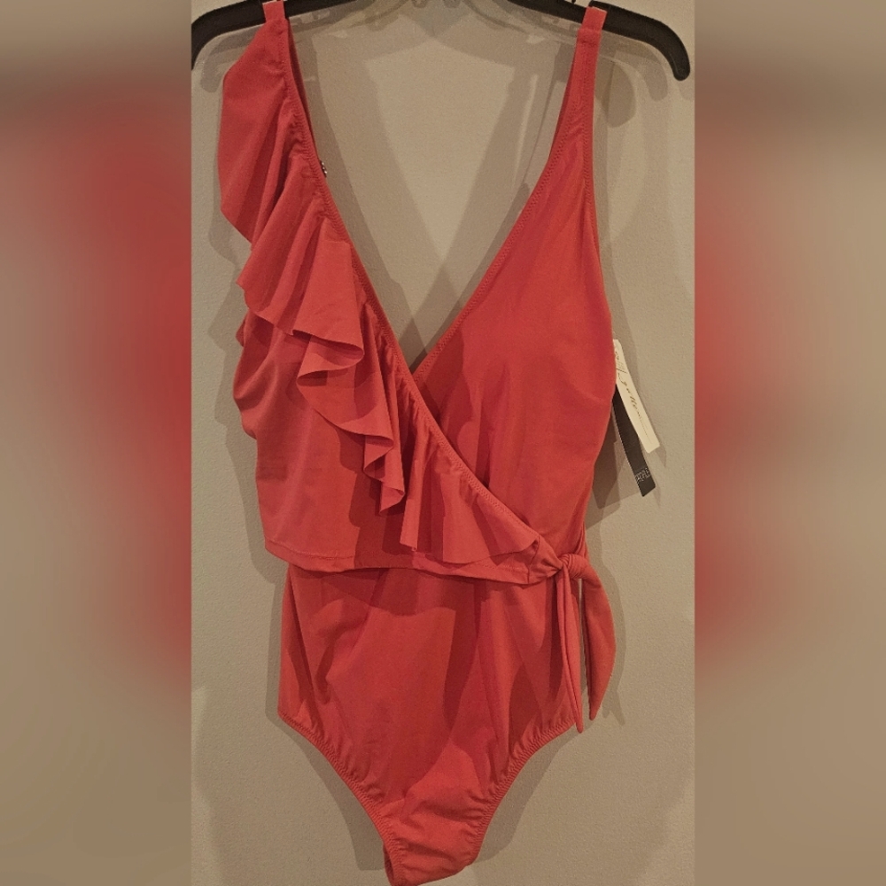 NWT Profile By Gottex Swimsuit: Color- Rose/Red: Size- 14